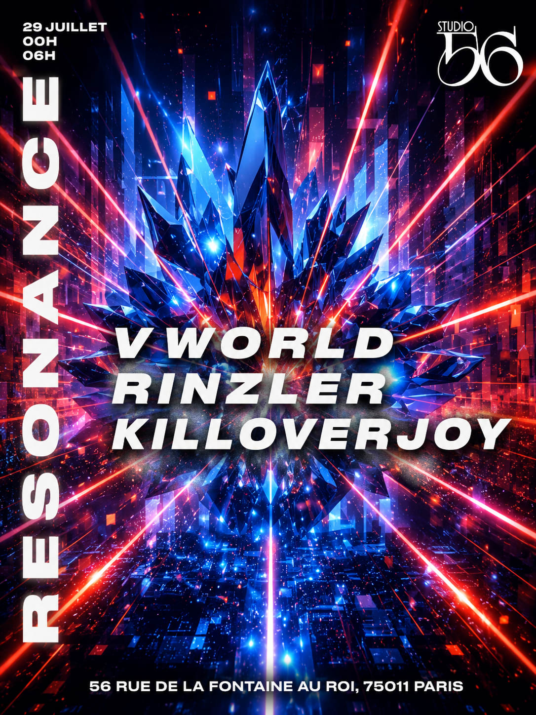 Resonance W/ Vworld , Rinzler, Killoverjoy