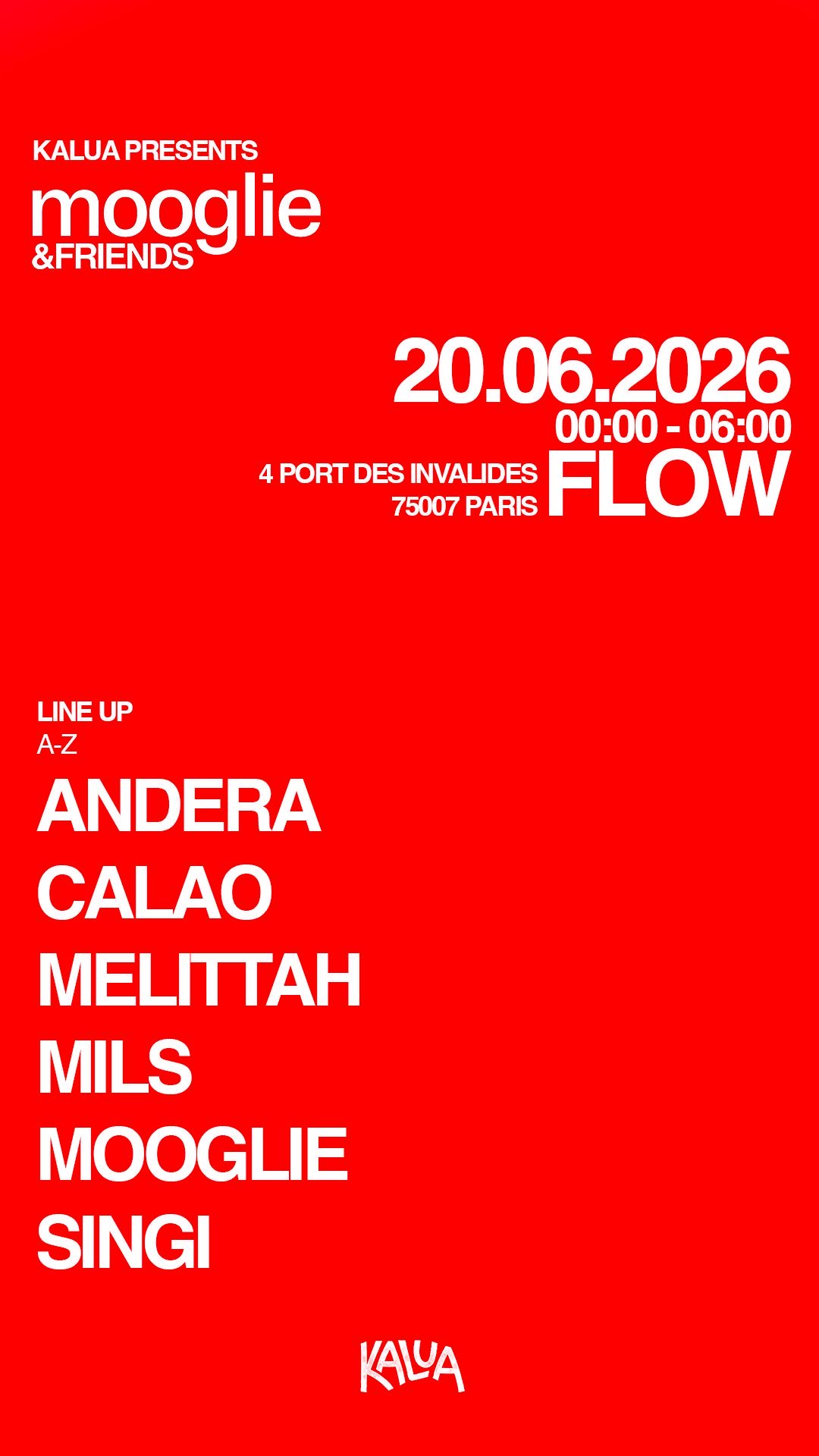 Kalua Presents : Mooglie & Friends - Fête De La Musique