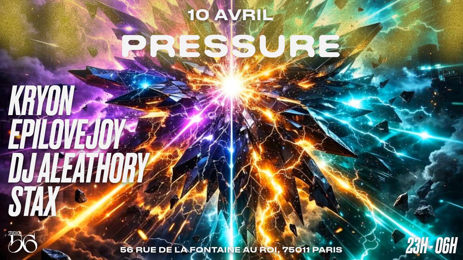 Pressure W/ Kry0n , Epilovejoy , Dj Aleathory , Stax