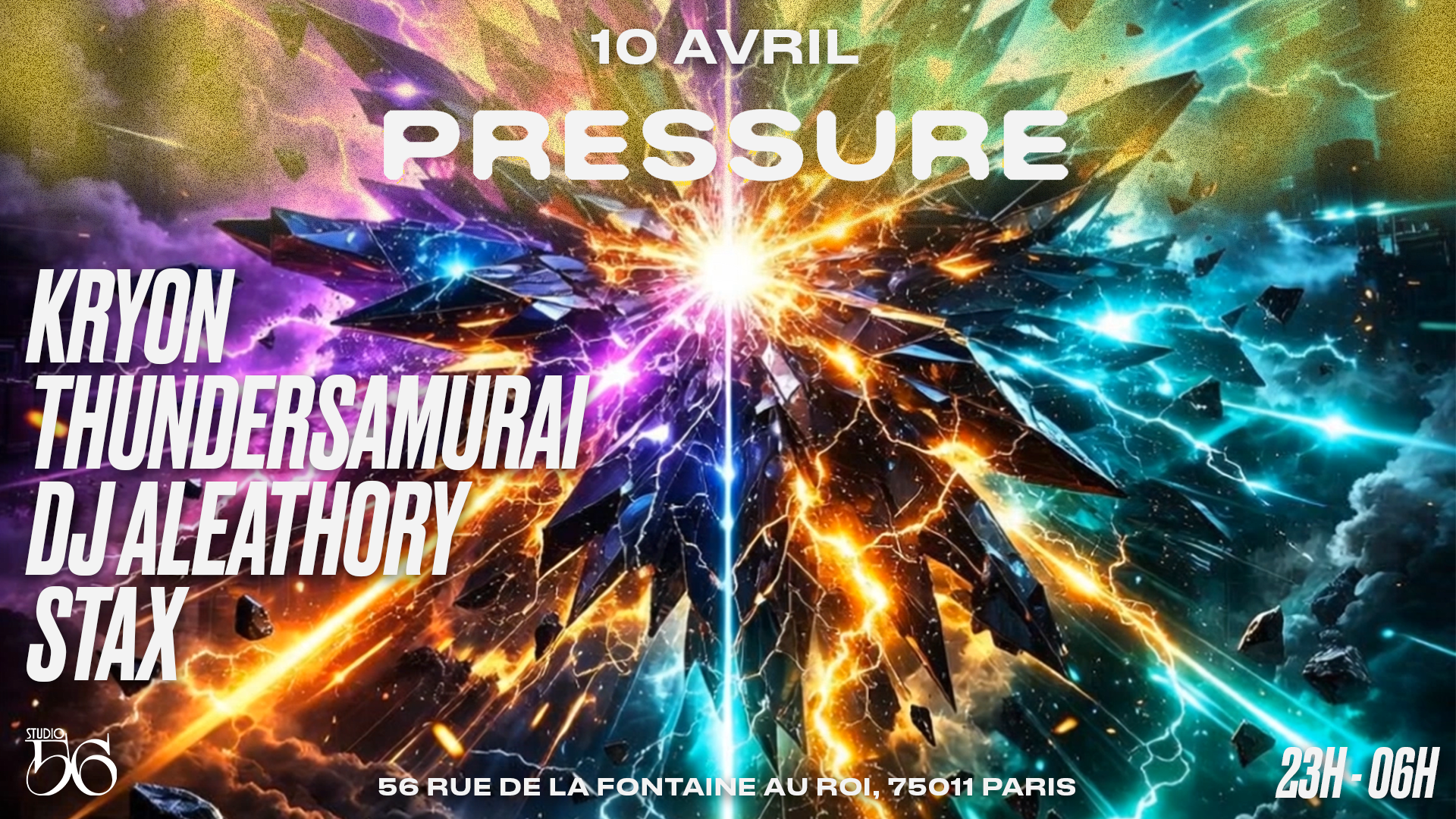 Pressure W/ Kry0n ,Thundersamurai , Dj Aleathory , Stax