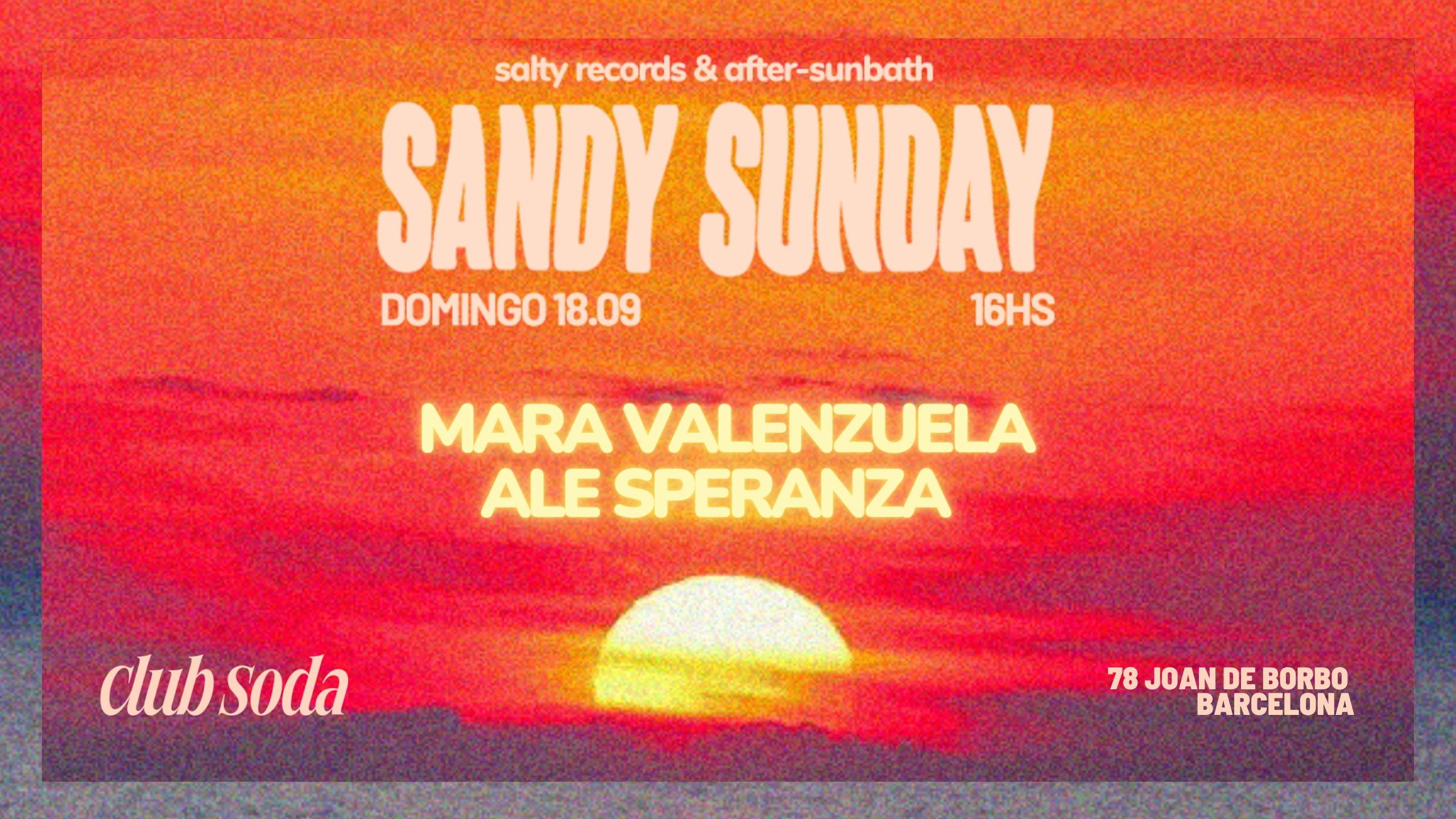 Sandy Sunday: Mara Valenzuela & Ale Speranza