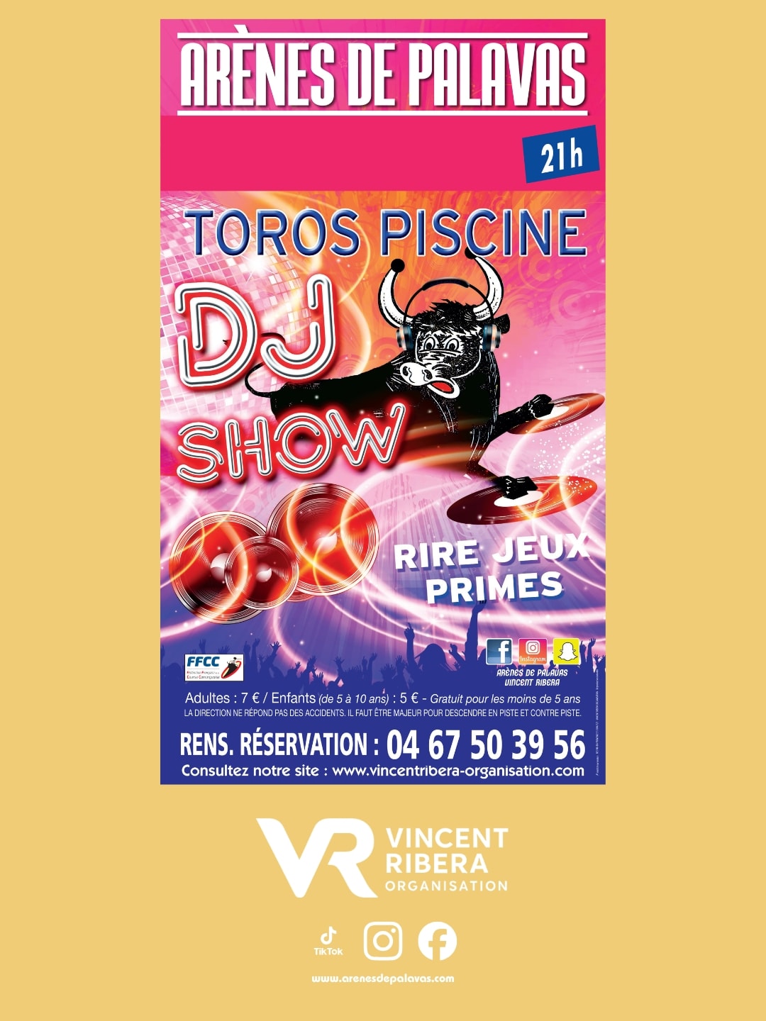 Toro Piscine Dj Show - 29 Juillet