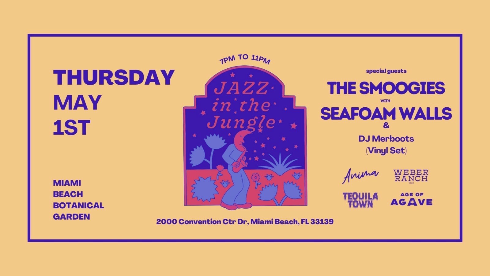 Jazz In The Jungle With The Smoogies And Seafoam Walls