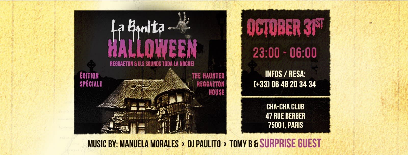 La Bonita Halloween Edition - The Haunted Reggaeton House #