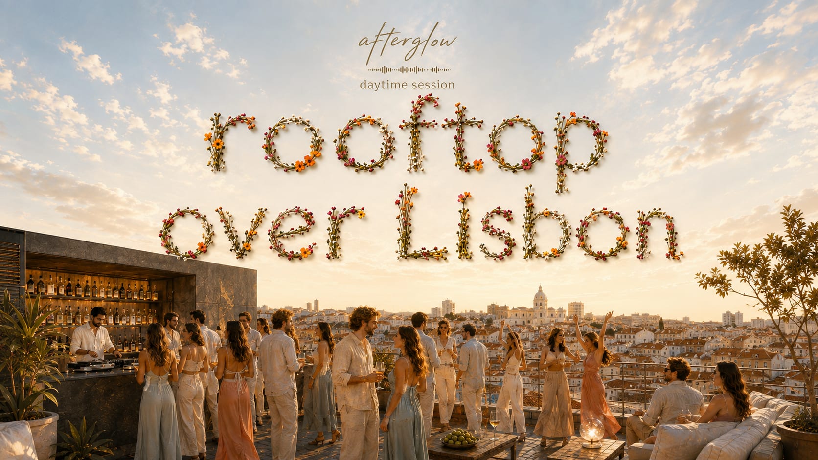 Afterglow White Rooftop Dancing | Live Recordings At Sky Bar