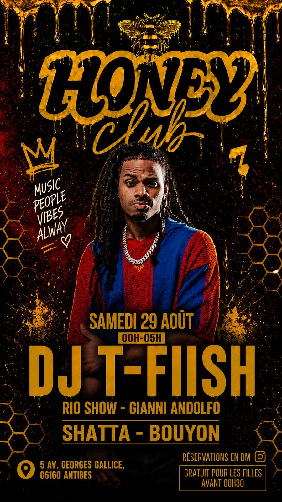 Honey Club : Dj T-Fish