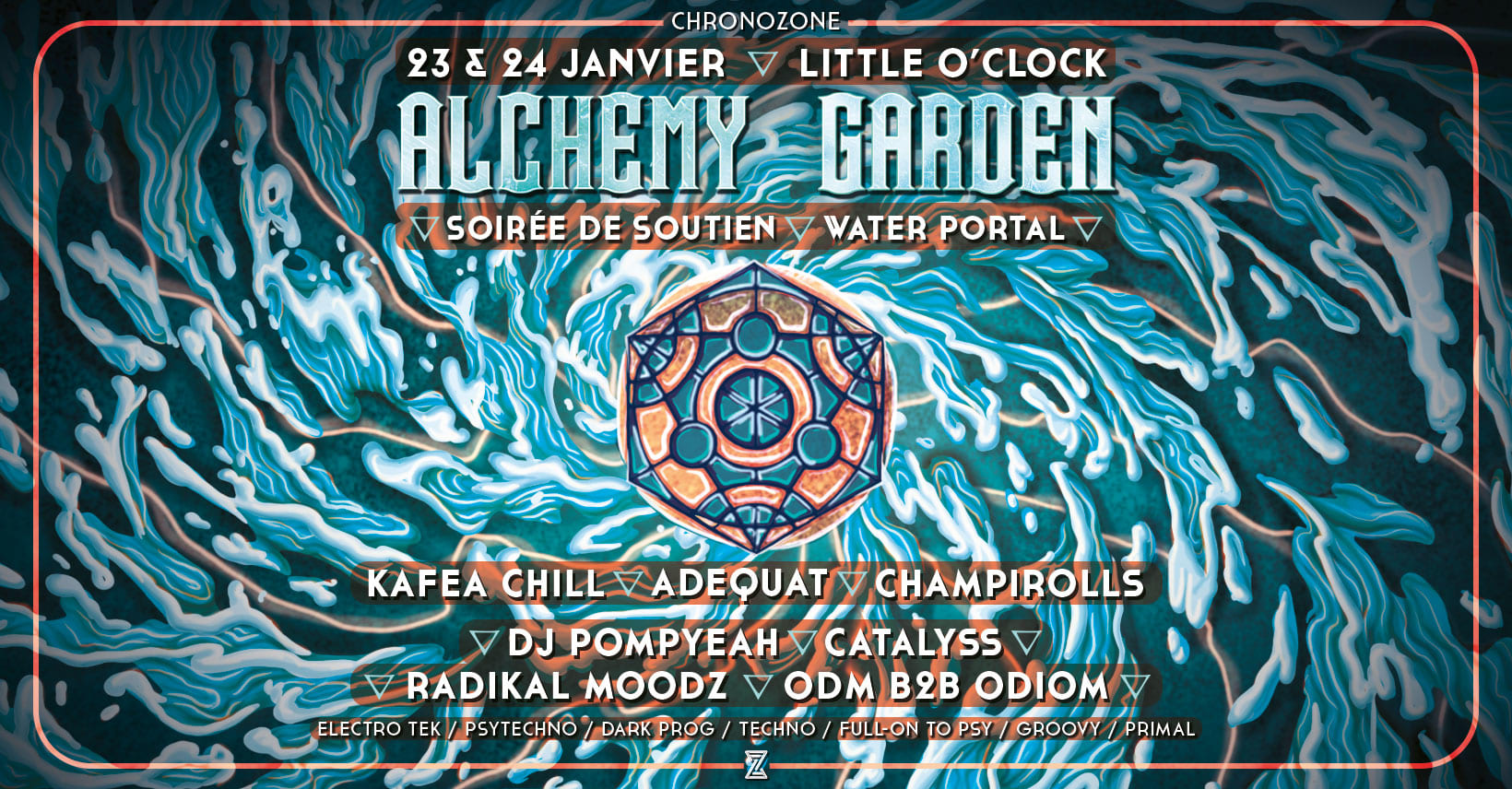 Soir 1/2 - Soutien Alchemy Garden - Water Portal