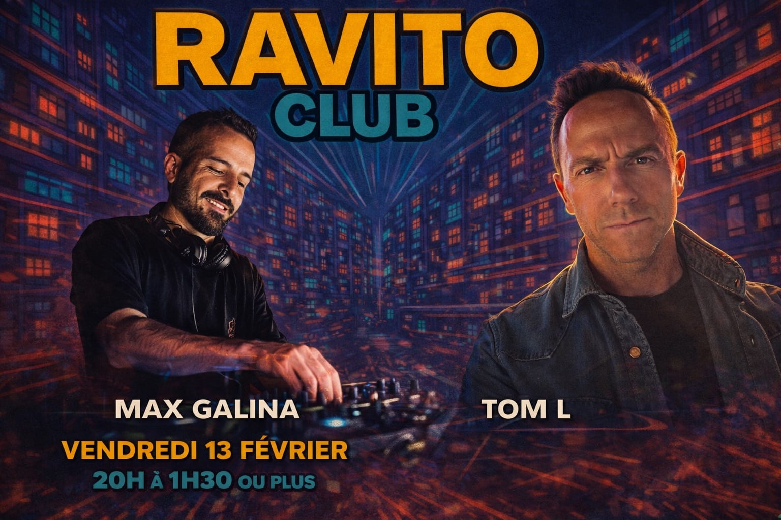 Ravito Club Invite Max Galina X Tom L