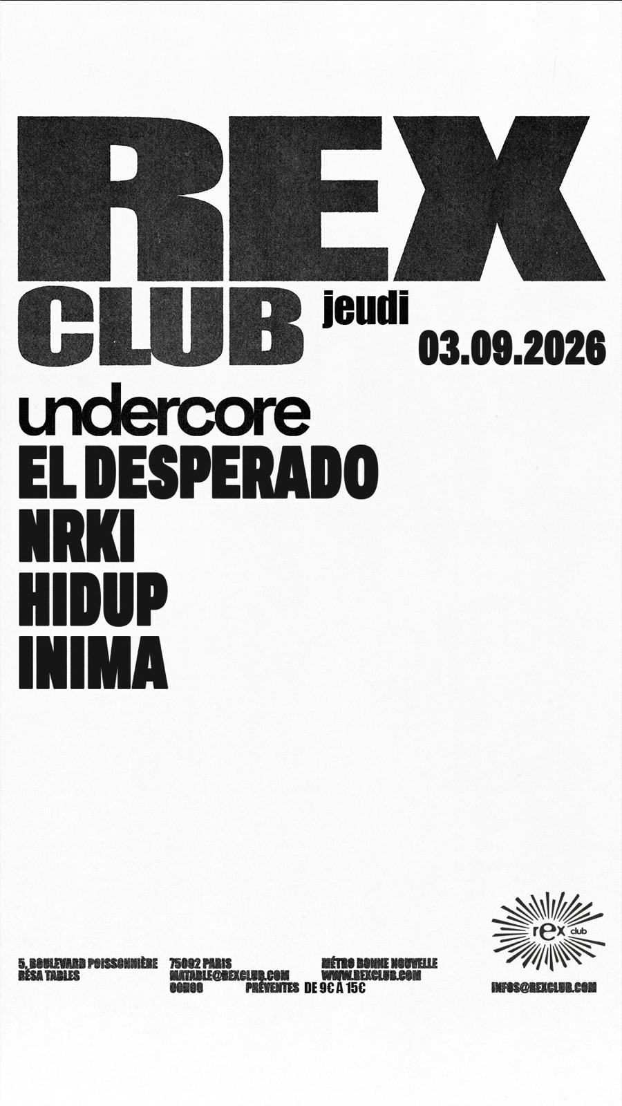 Undercore : El Desperado, Nrki, Hidup, Inima