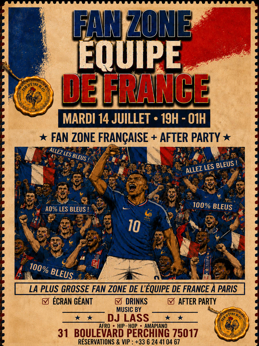 Fanzone France Vs Espagne + After ( Loft Maillot )