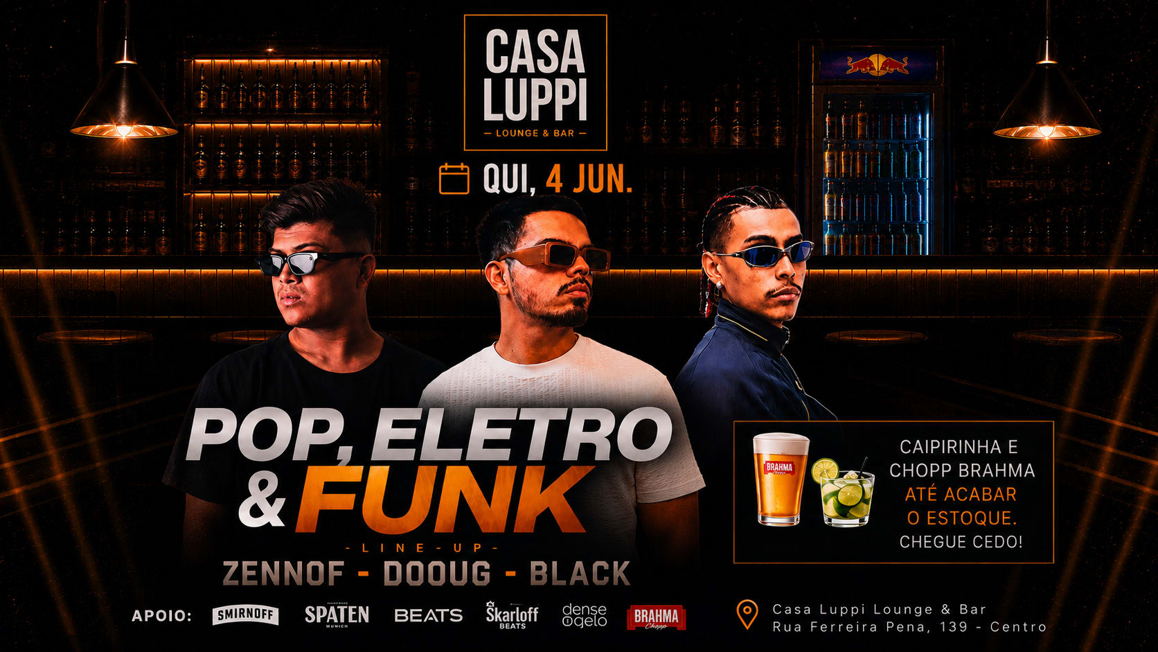 Pop, Eletro & Funk - 04/06