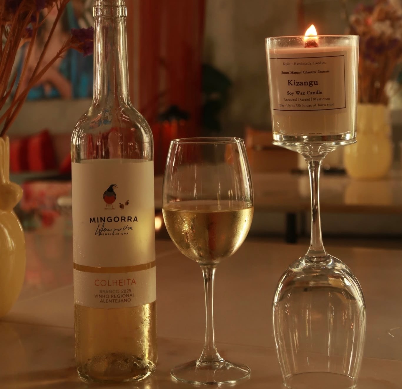 Candle Making & Wine