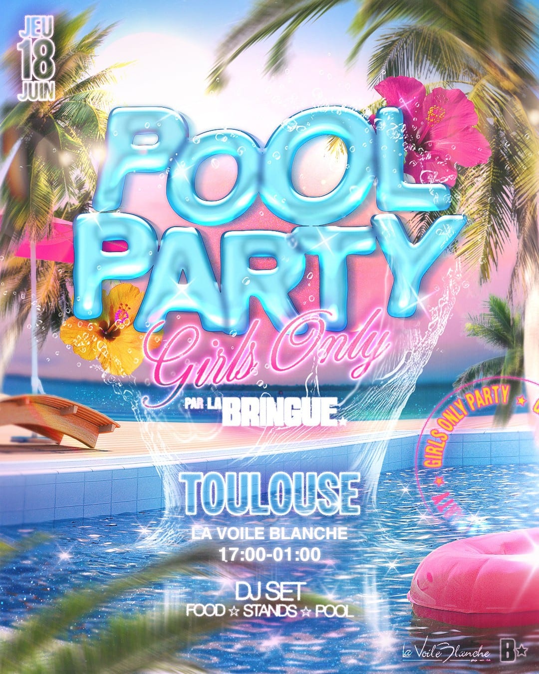 La Bringue - Pool Party Girls Only - Toulouse