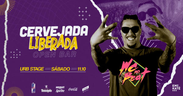 Cervejada Liberada Com Wc No Beat  - Sábado //  Urb Stage