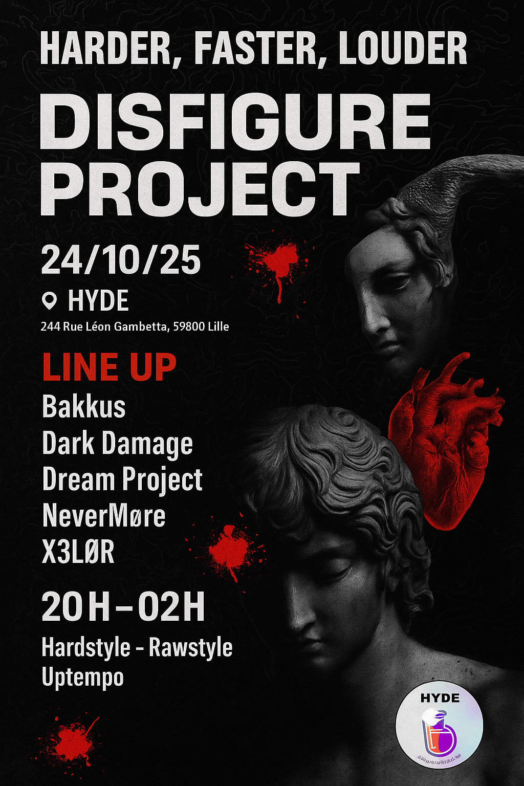 Hyde - Harder Faster Lourdeur