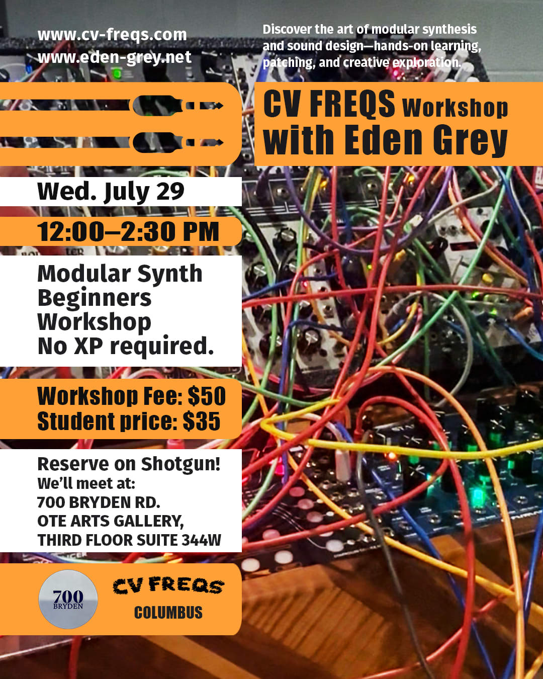Workshop With Eden Grey At 700 Bryden, Ote Arts Gal…