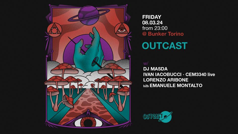 Outcast @ Bunker W/ Dj Masda, Ivan Iacobucci, Cem3340