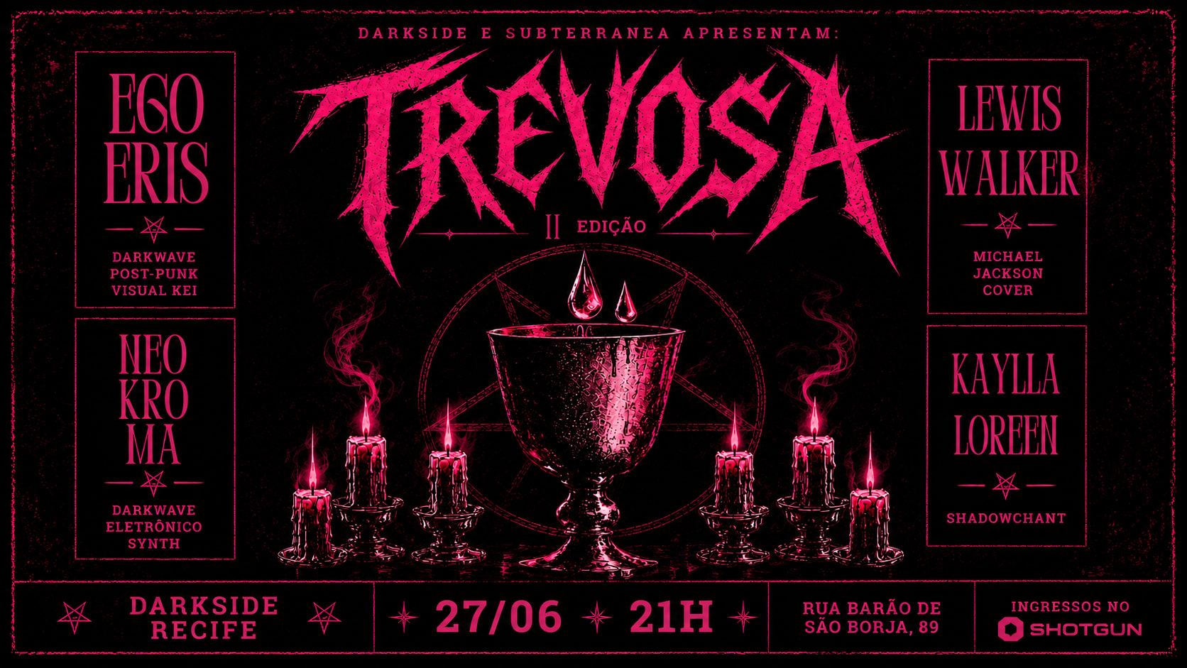 Trevosa II – Música Alternativa,  Arte E A Escuridão
