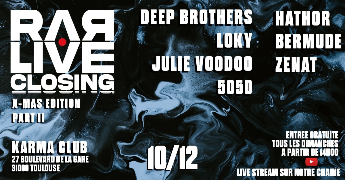 Rar Live Closing X Mas Edition Part II