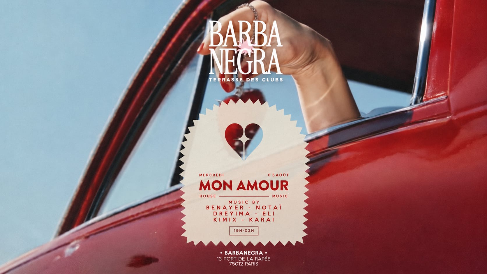 Mon Amour X Barbanegra - Mercredi 5 Août