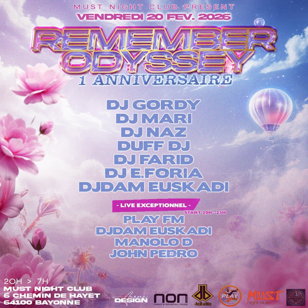 Festival Remember Odyssey 1 Anniversaire @ Must Night Club