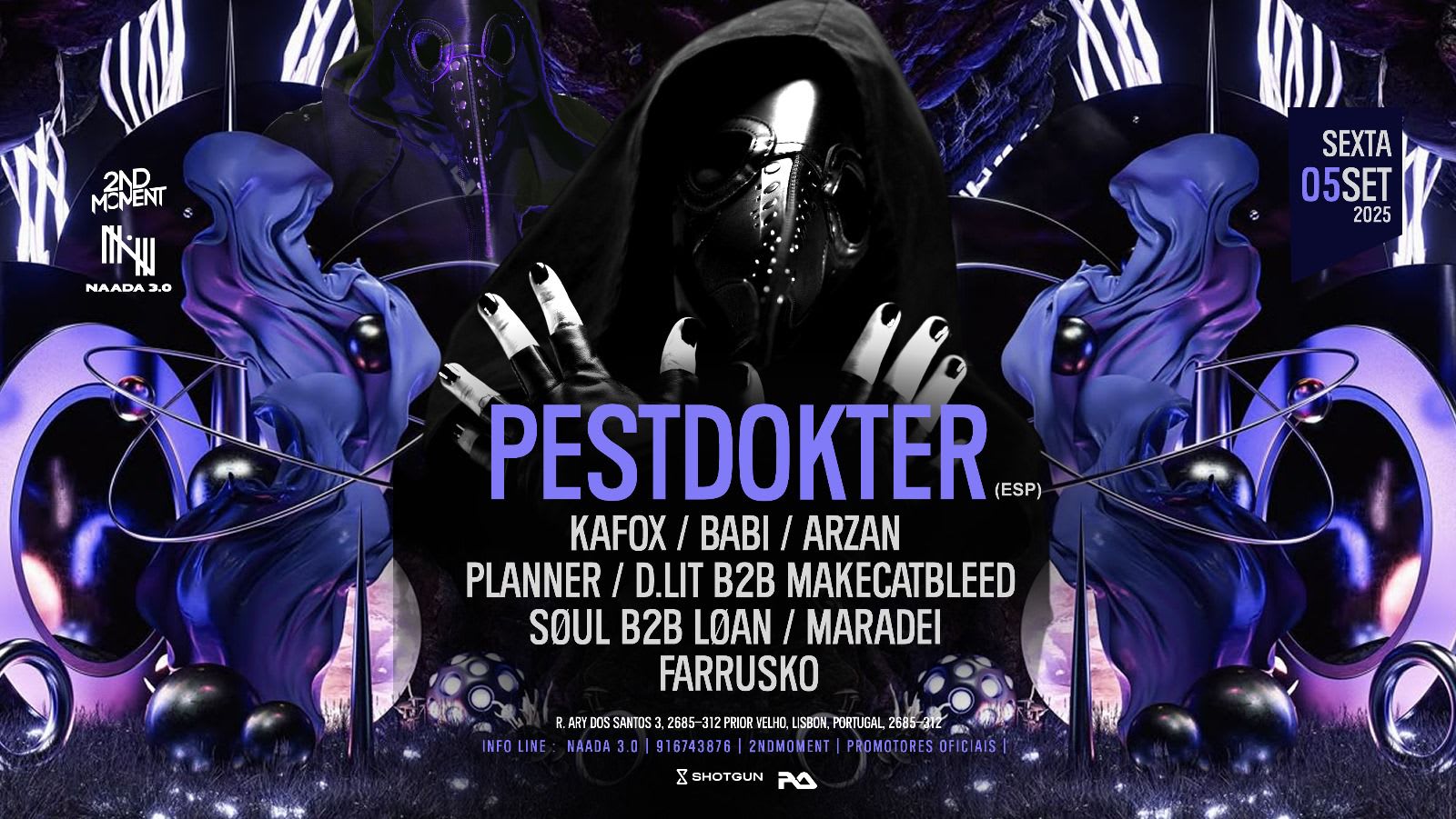 Pestdokter & Kafox & Babi+ Special Guest's At Naada - Lisboa