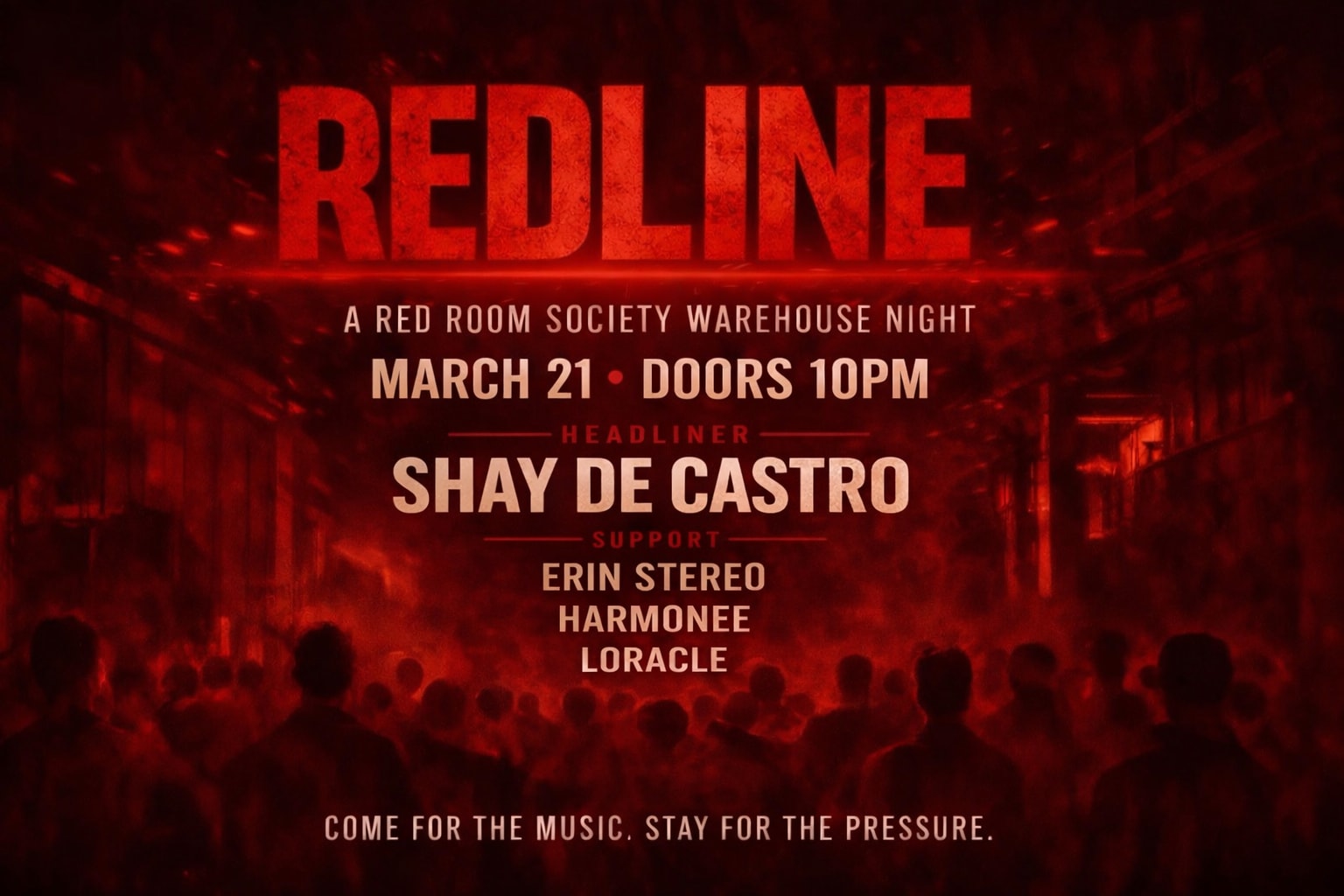 Red Room Society Presents: Shay De Castro