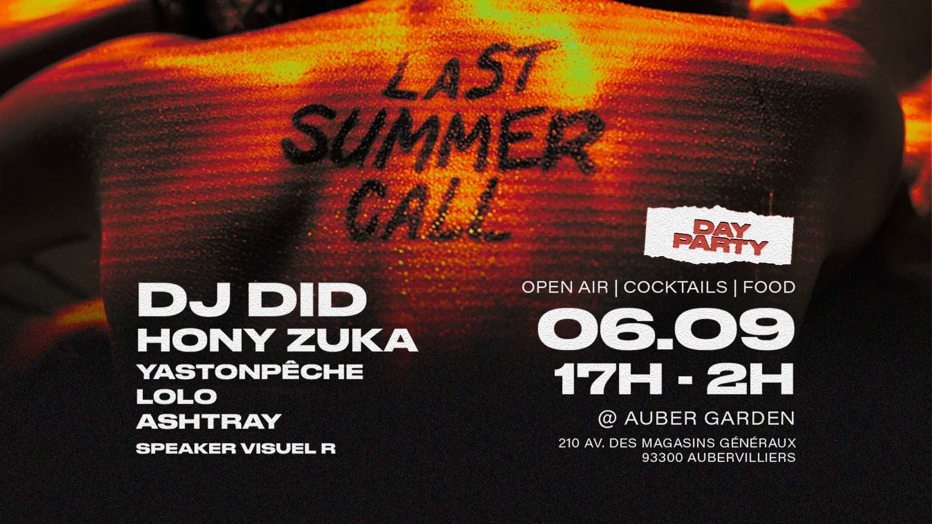 Benin Boyz Events Presents Last Summer Call - Day Party