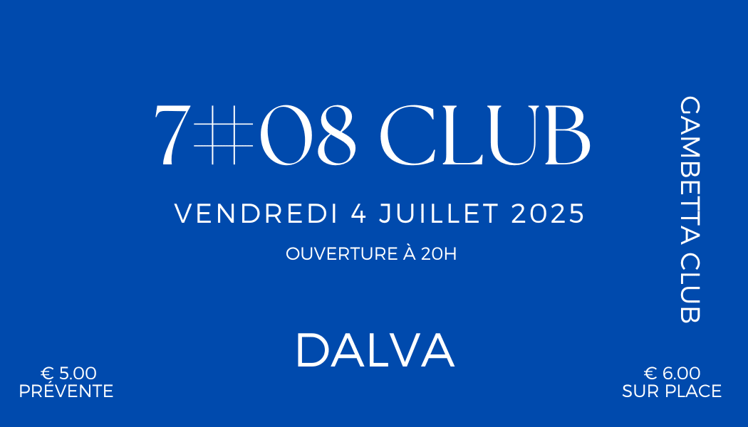 Live 7#08 Club At Gambetta Club