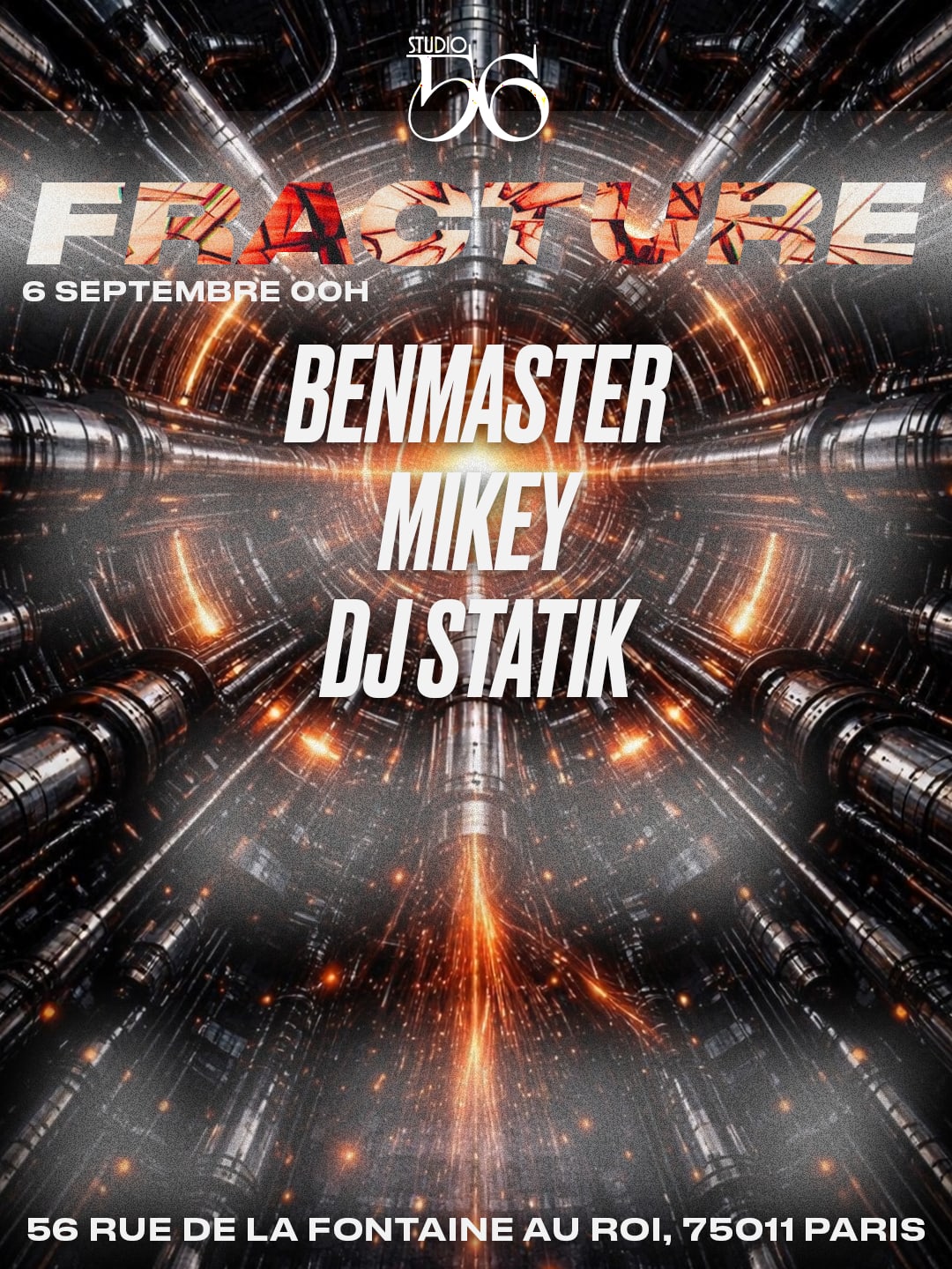 Fracture W/ Benmaster , Mikey  ,  Dj Statik
