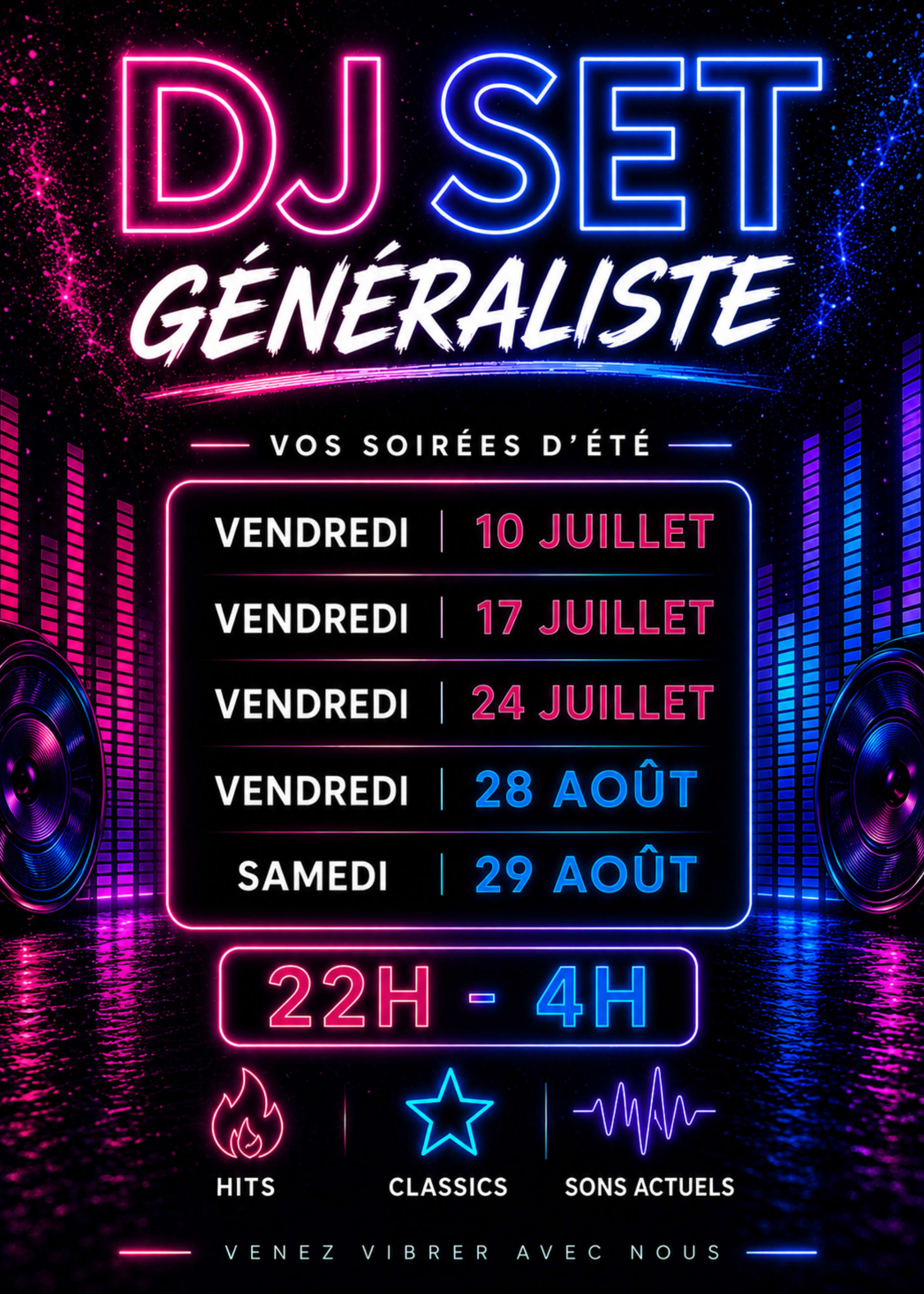 Dj Set - Vendredi 24 Juillet