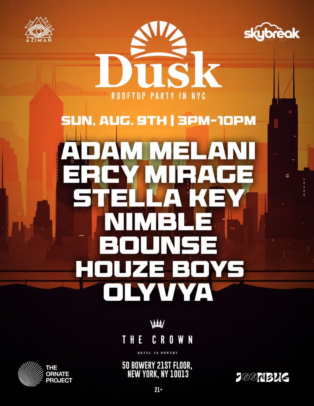 Dusk - Sunset Open Air Rooftop Party (House Music)