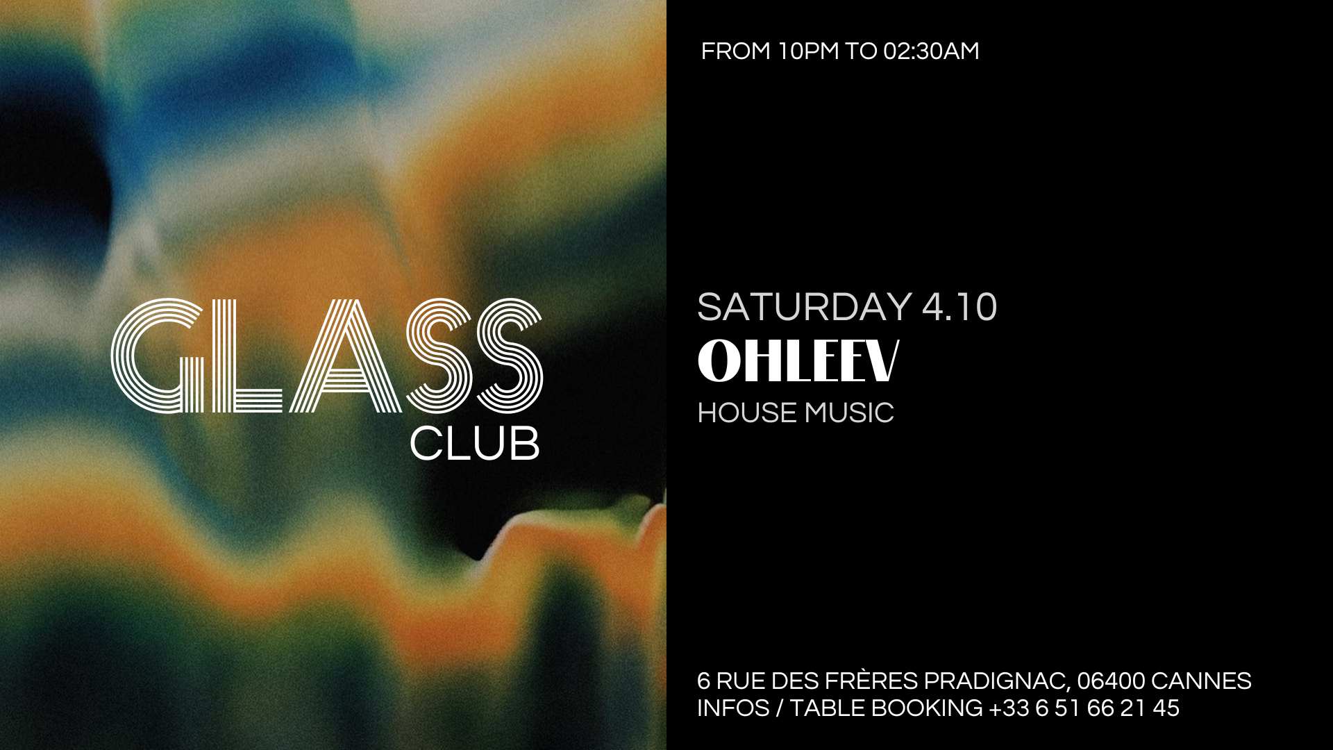 Glass Club Reçoit Ohleev