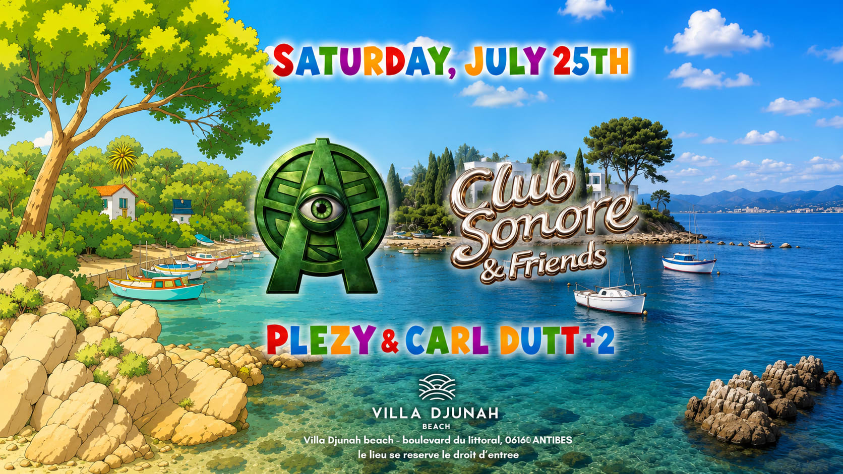 Aztek X Club Sonore "Edition 5" - Villa Djunah Beach - 25.07