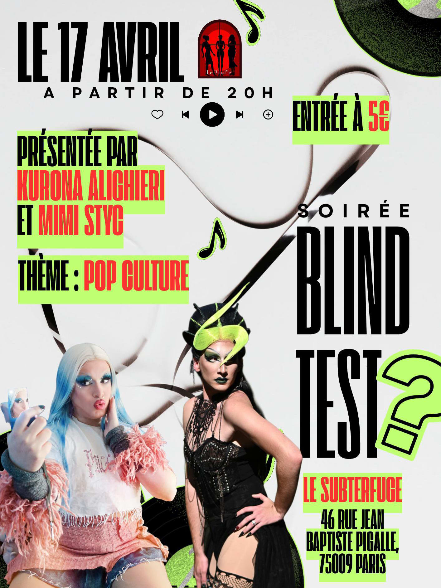 Blind Test Du Bord’Iel