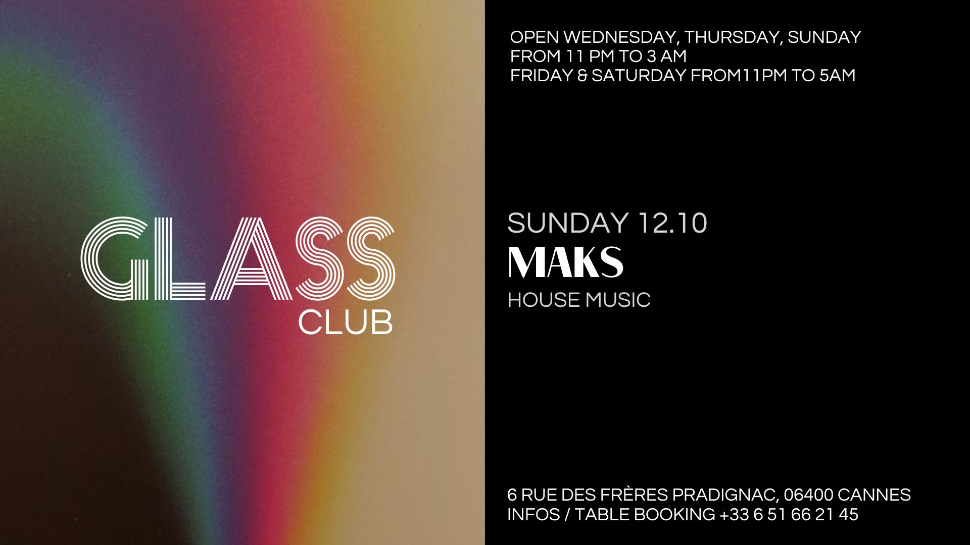 Glass Club Resident