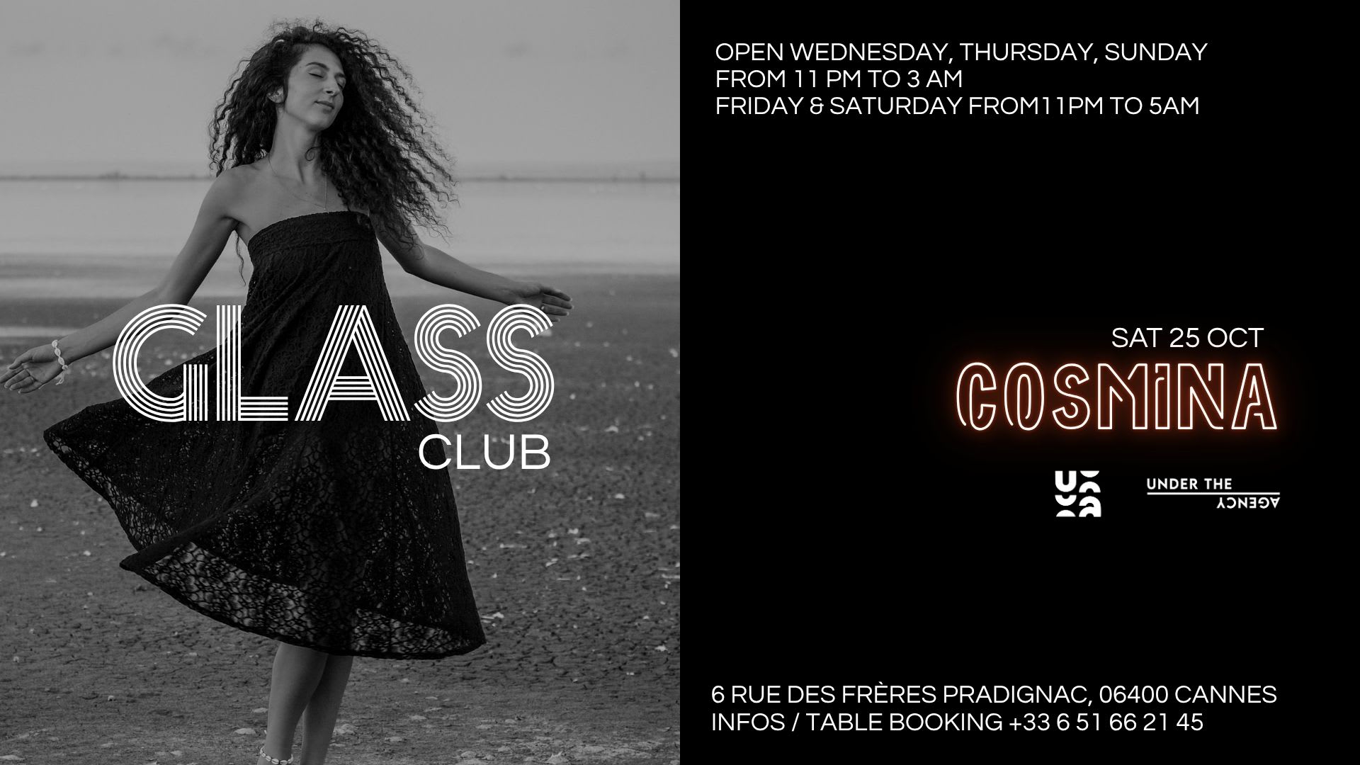 Cosmina (Under The Agency) At Glass Club