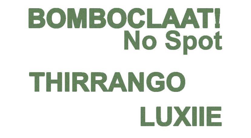 Bomboclaat! No Spot 22/12