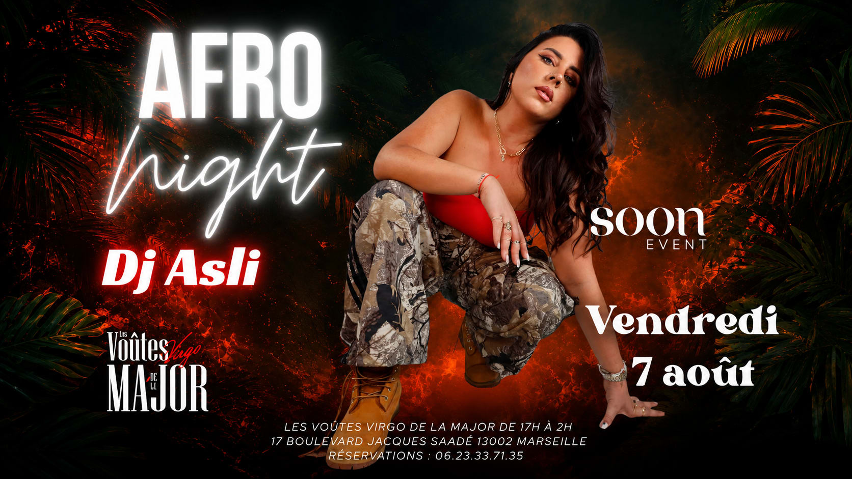 Afro Night - Dj Asli - Entrée Gratuite - Soon Event
