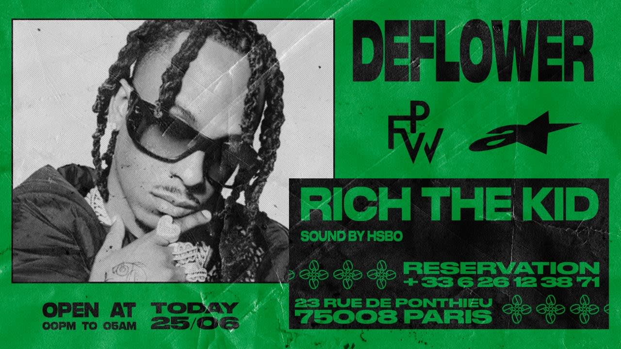 Rich The Kid At Deflower Pfw 25 June