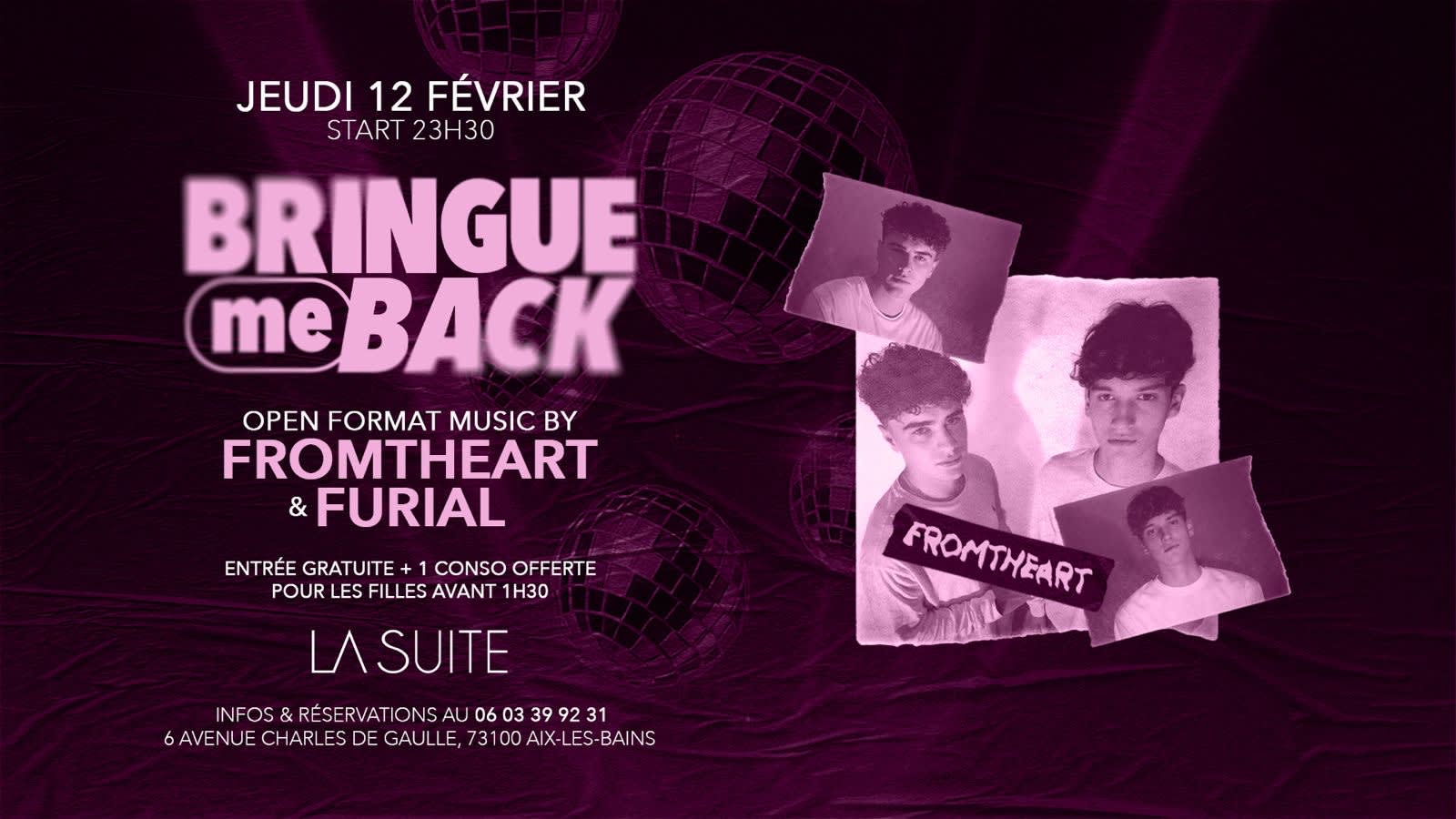 Bringue Me Back - Jeudi 12 Février