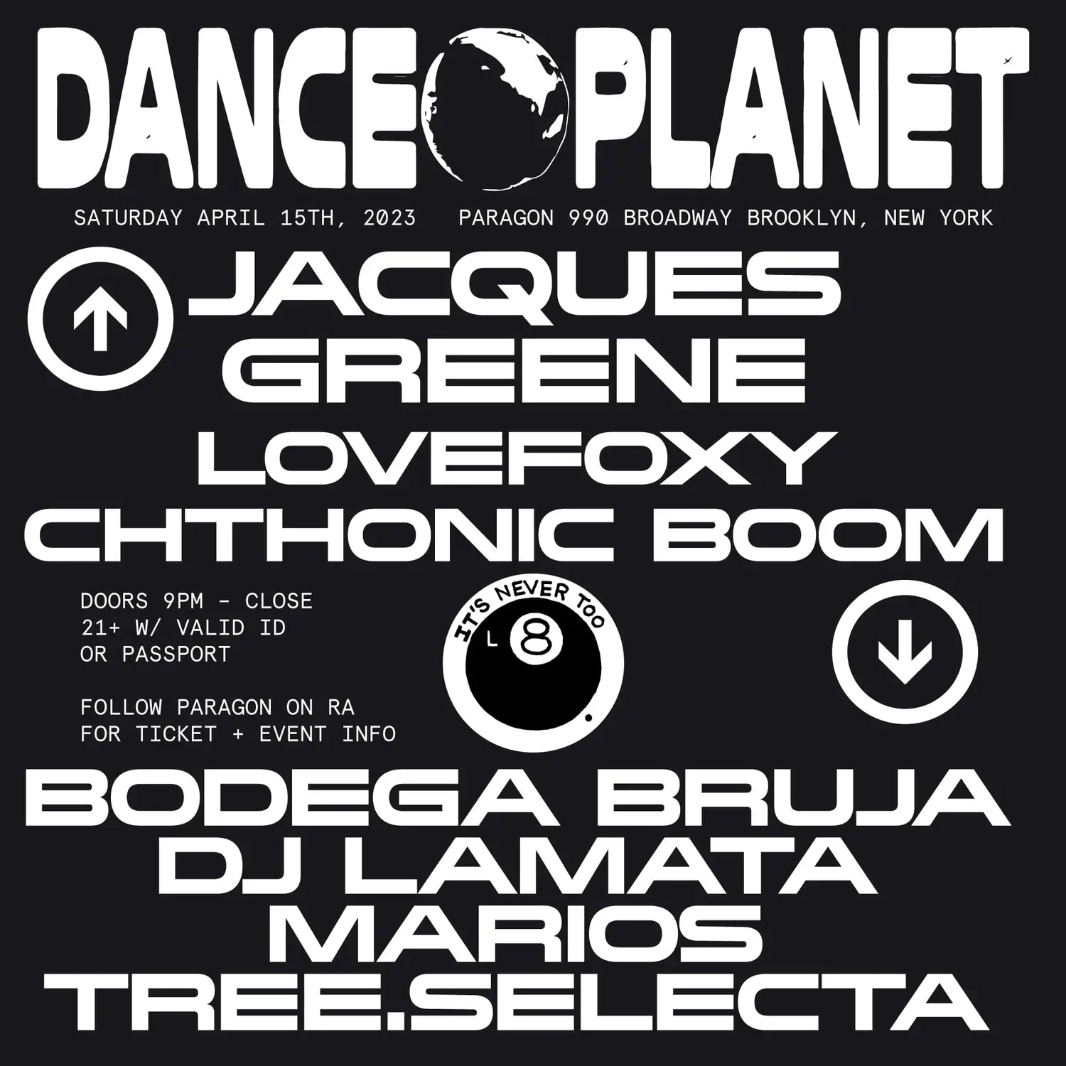 Dance Planet: Jacques Greene, Lovefoxy + 8 Ball Radio