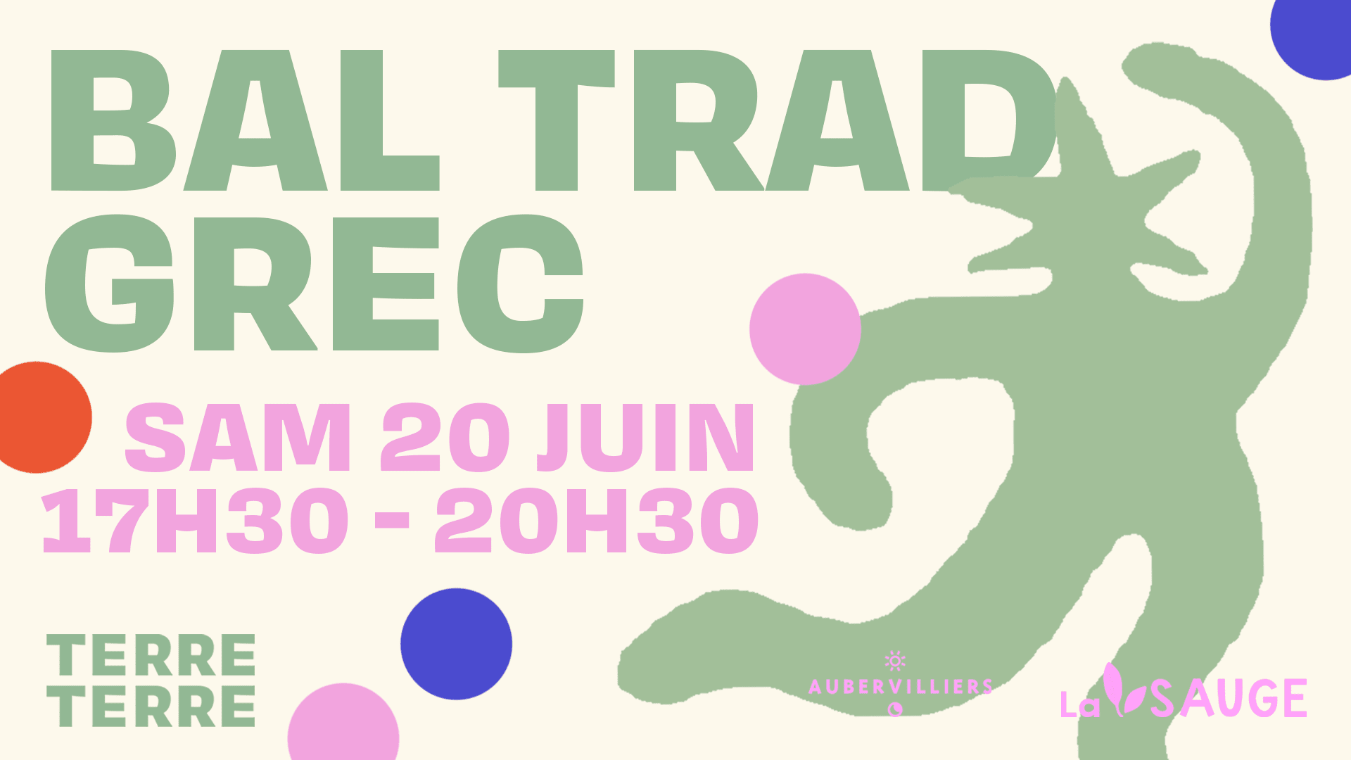 Bal Trad Grec Avec Ixos & Rémi Foucrier @ Terre Terre
