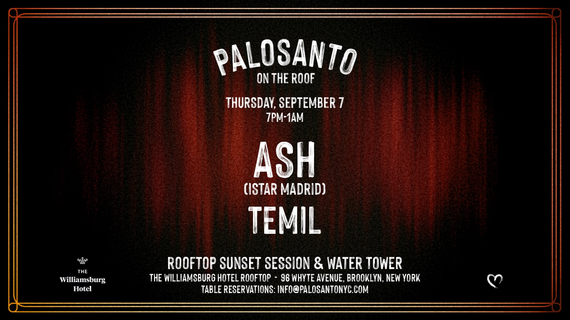 Palosanto On The Roof: Ash (Istar Madrid), Temil