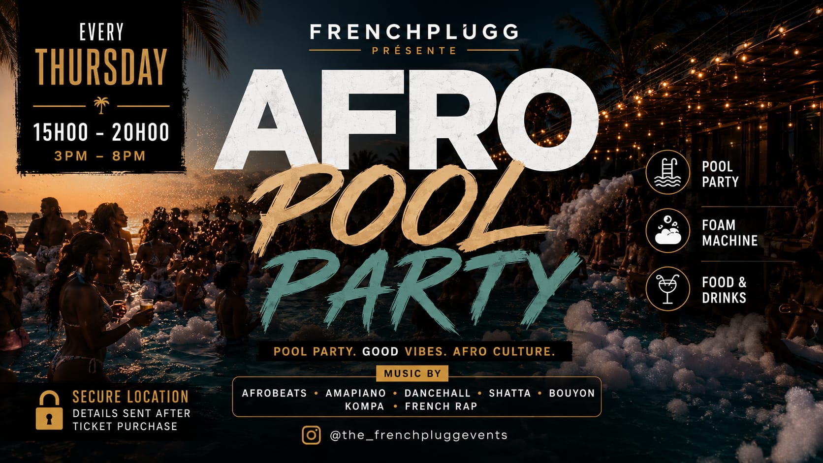 Afrocaribbean Pool Party