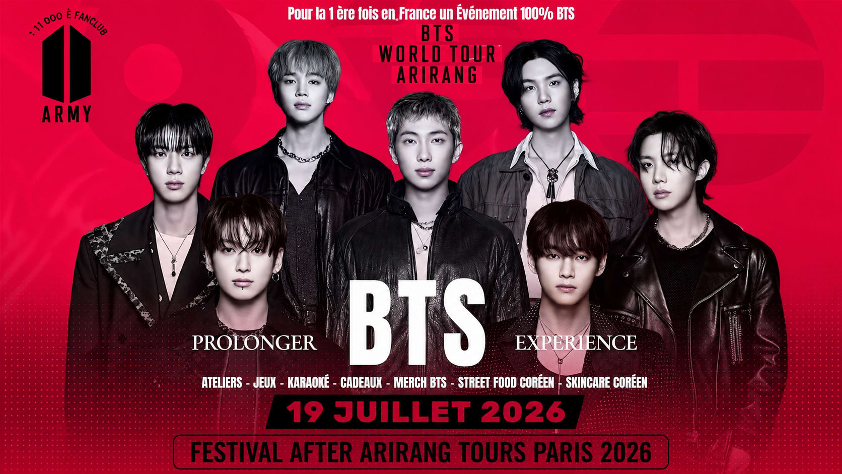 Bts Fan Day-Paris 19 Juillet 2026