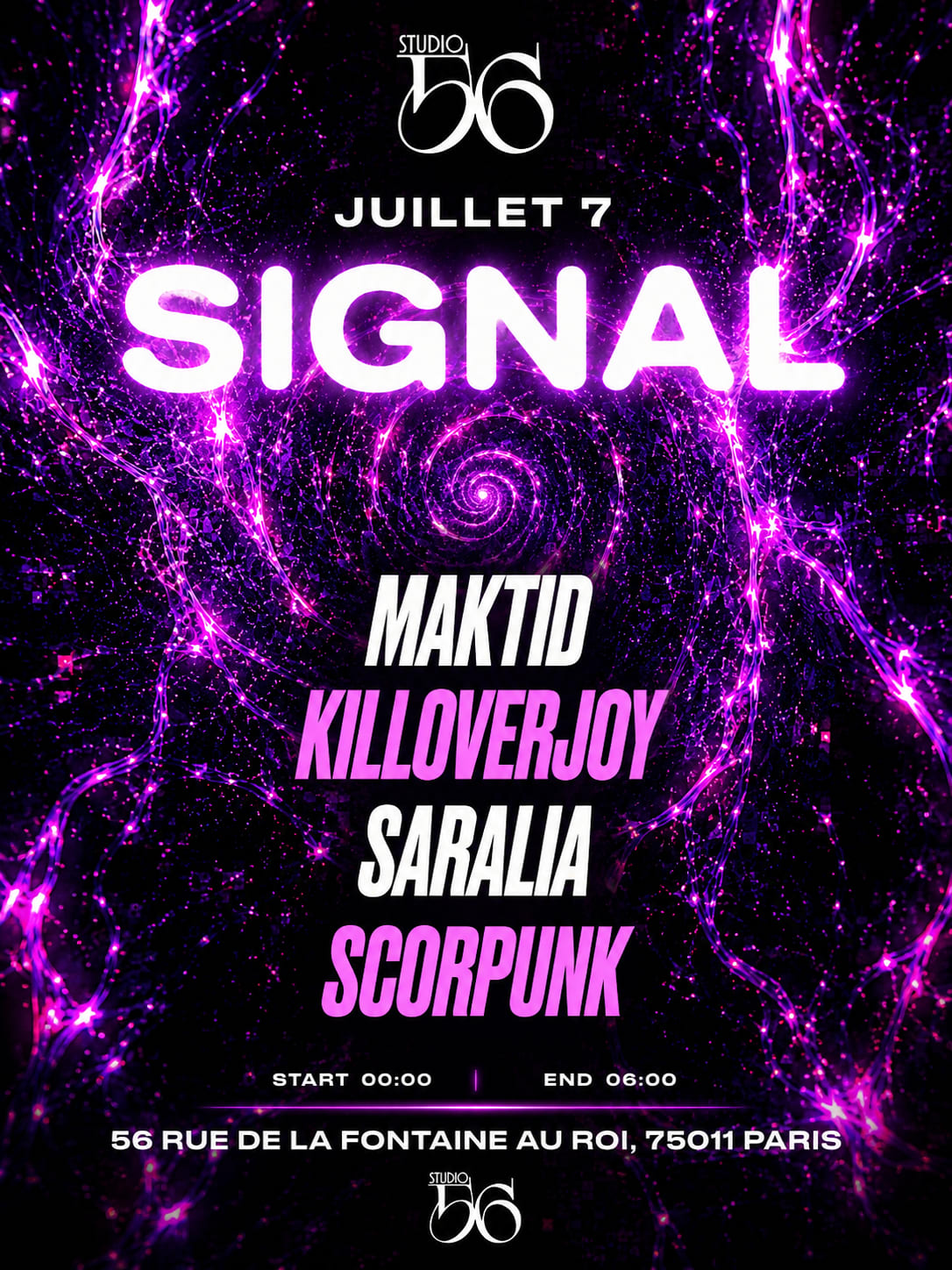 Signal W/ Maktid , Killoverjoy, Saralia , Scorpunk