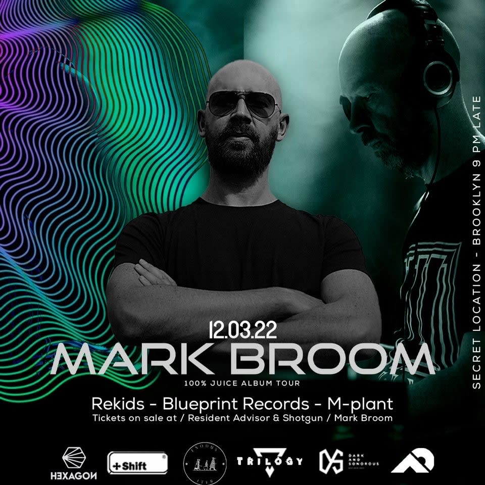 Mark Broom 100% Juice Album Tour