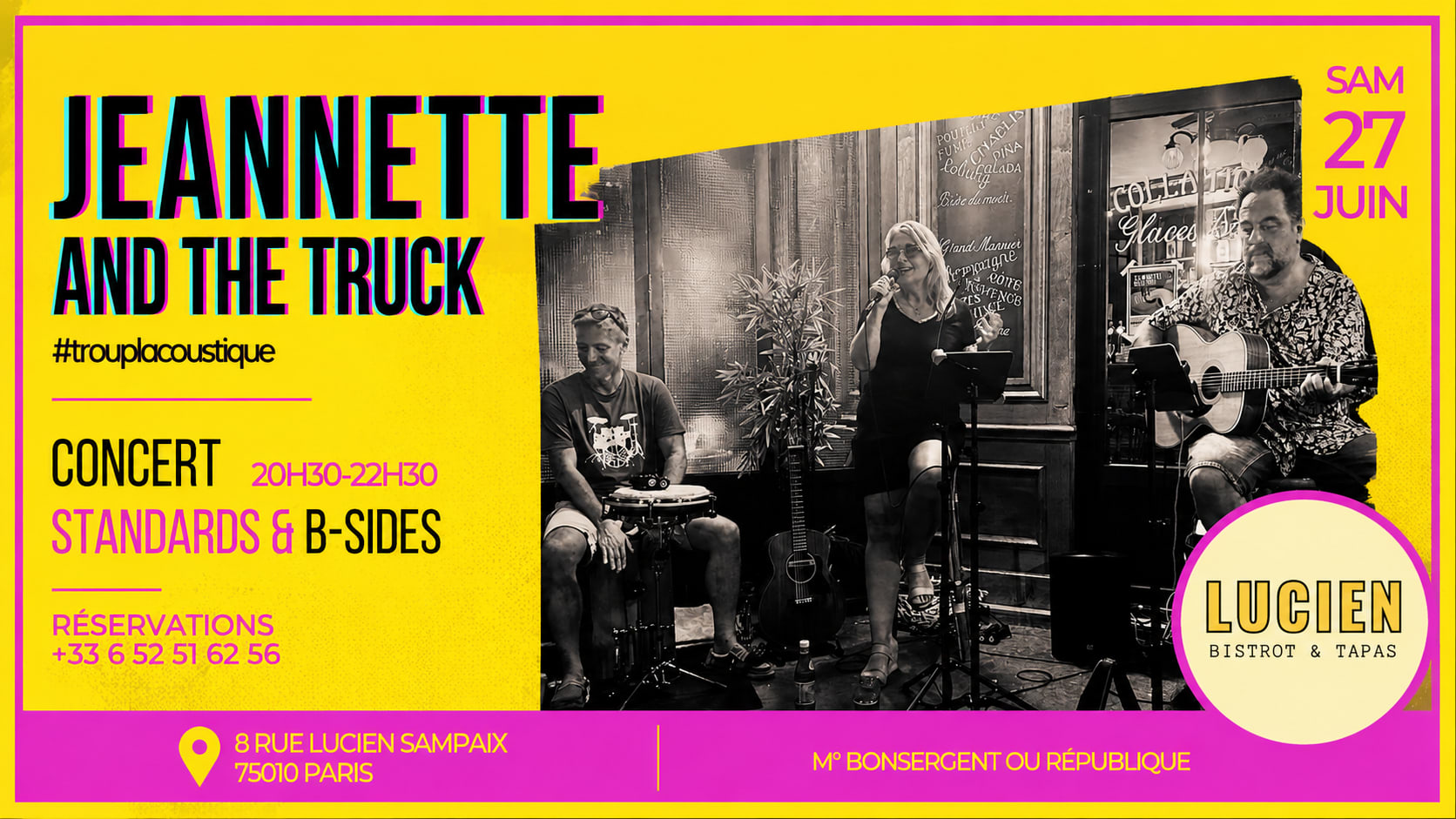 Jeannette And The Truck Concert Live