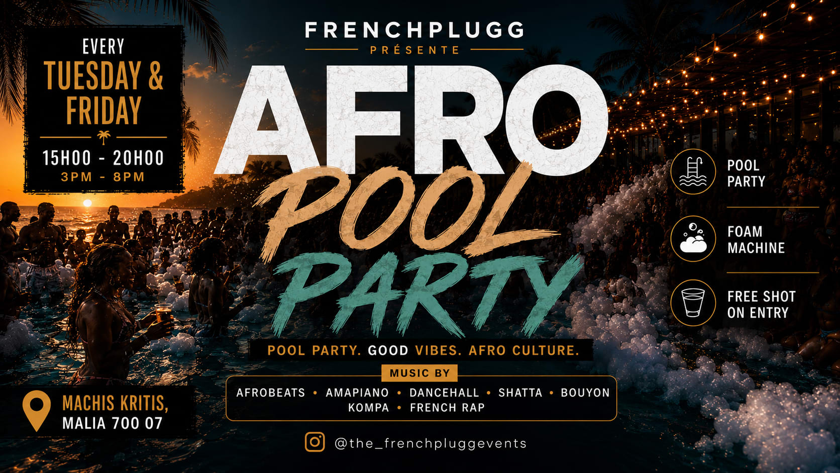 Frenchplugg Pool Party: Afrocaribbean Splash